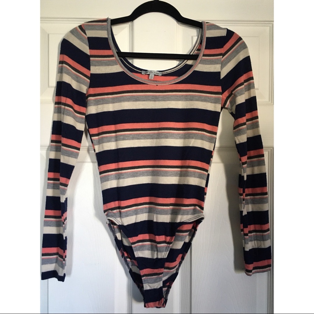 Striped Long Sleeve Bodysuit